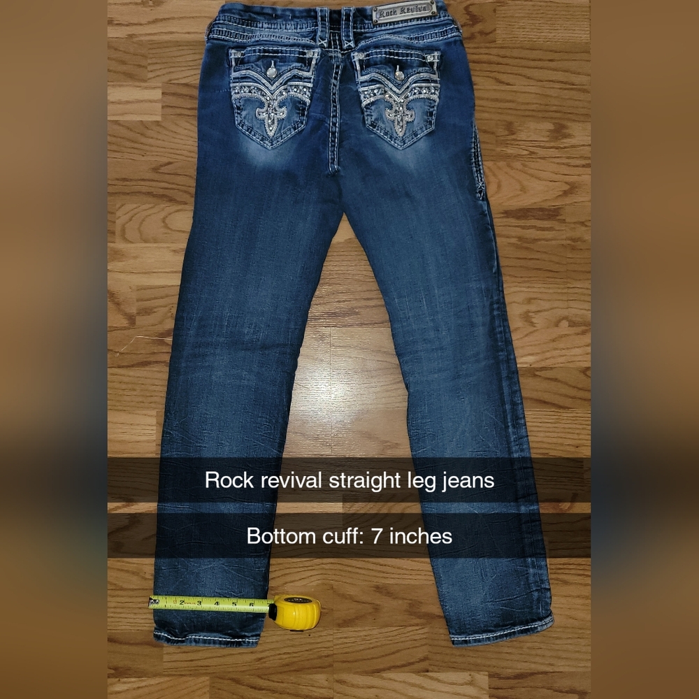 Rock revival straight  leg size 30 jeans